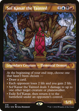 Sol'Kanar the Tainted (Showcase) (DMU-318) - Dominaria United: (Showcase)