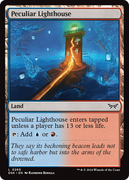Peculiar Lighthouse (DSK-265) - Duskmourn: House of Horror Foil