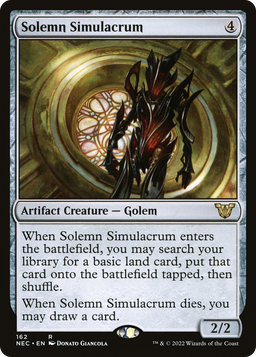 Solemn Simulacrum (NEC-162) - Neon Dynasty Commander