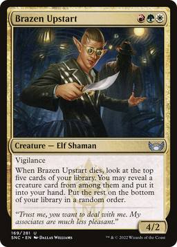 Brazen Upstart (SNC-169) - Streets of New Capenna