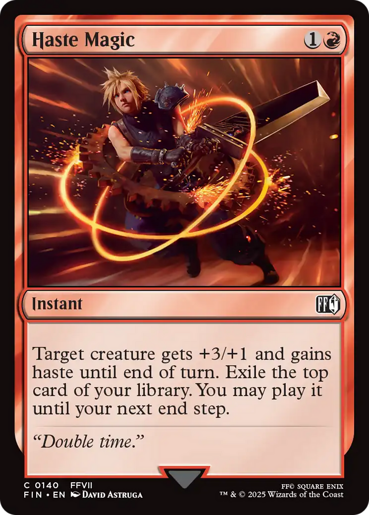 Haste Magic (FIN-140) - FINAL FANTASY Foil