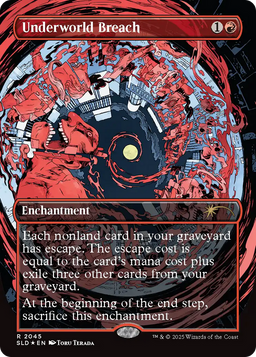 Underworld Breach (2045) (Raised Foil) (SLD-2045) - Secret Lair Drop (Borderless) Foil
