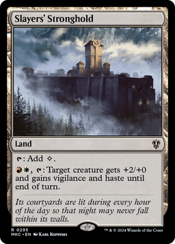 Slayers' Stronghold (MKC-295) - Murders at Karlov Manor Commander