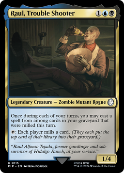 Raul, Trouble Shooter (PIP-115) - Fallout Foil