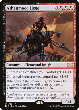 Ashenmoor Liege (2X2-174) - Double Masters 2022 Foil