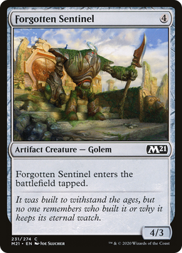 Forgotten Sentinel (M21-231) - Core Set 2021 Foil