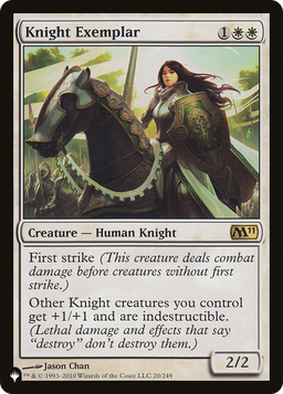 Knight Exemplar (M11) (LIST-20/249) - The List