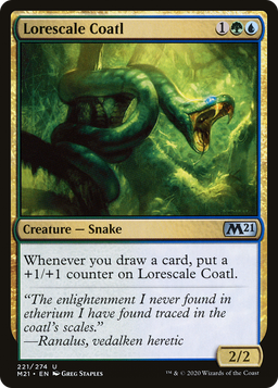 Lorescale Coatl (M21-221) - Core Set 2021 Foil