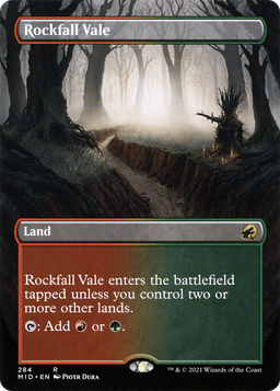 Rockfall Vale (Borderless) (MID-284) - Innistrad: Midnight Hunt