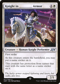 Knight in _______ Armor (UNF-017) - Unfinity