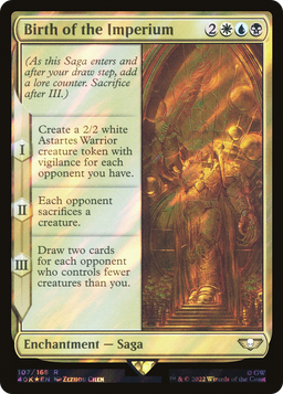 Birth of the Imperium (Surge Foil) (40K-107) - Warhammer 40,000 Commander Foil