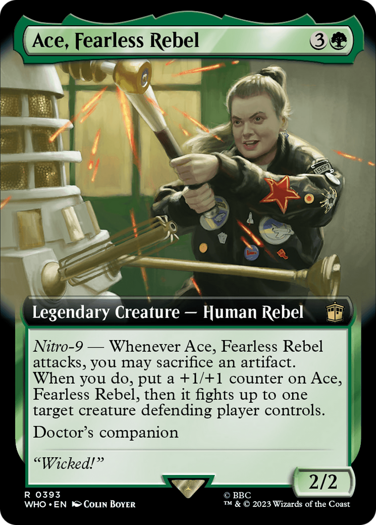 Ace, Fearless Rebel (Extended Art) (WHO-393) - Doctor Who: (Extended Art)