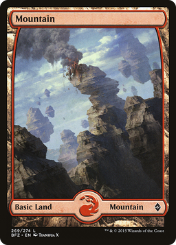 Mountain (269) - Full Art (BFZ-269) - Battle for Zendikar