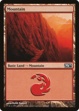 Mountain (245) (M13-245) - Magic 2013 Foil