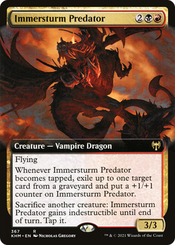 Immersturm Predator (Extended Art) (KHM-367) - Kaldheim: (Extended Art)
