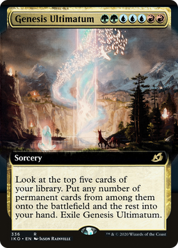 Genesis Ultimatum (Extended Art) (IKO-336) - Ikoria: Lair of Behemoths: (Extended Art)
