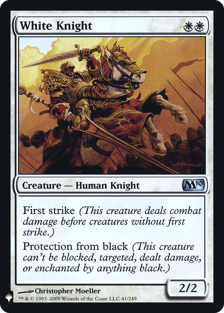White Knight (LIST-041) - The List Foil