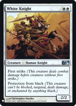 White Knight (LIST-041) - The List Foil
