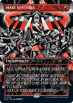 Mass Hysteria (SLD-1426) - Secret Lair Drop (Borderless) Foil