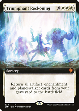 Triumphant Reckoning (Extended Art) (CMR-628) - Commander Legends: (Extended Art)