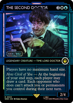 The Second Doctor (Serial Numbered) (WHO-553) - Doctor Who: (Showcase) (Borderless) Foil