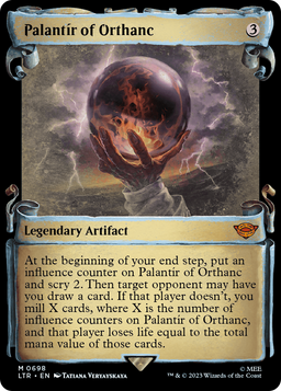 Palantir of Orthanc (Showcase Scrolls) (LTR-698) - The Lord of the Rings: Tales of Middle-earth: (Showcase) Foil