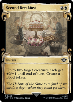 Second Breakfast (Showcase Scrolls) (LTR-480) - The Lord of the Rings: Tales of Middle-earth: (Showcase)