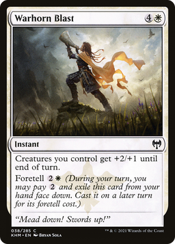 Warhorn Blast (KHM-038) - Kaldheim Foil