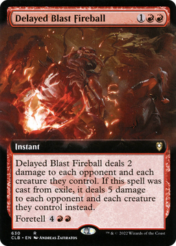 Delayed Blast Fireball (Extended Art) (CLB-630) - Commander Legends: Battle for Baldur's Gate: (Extended Art)