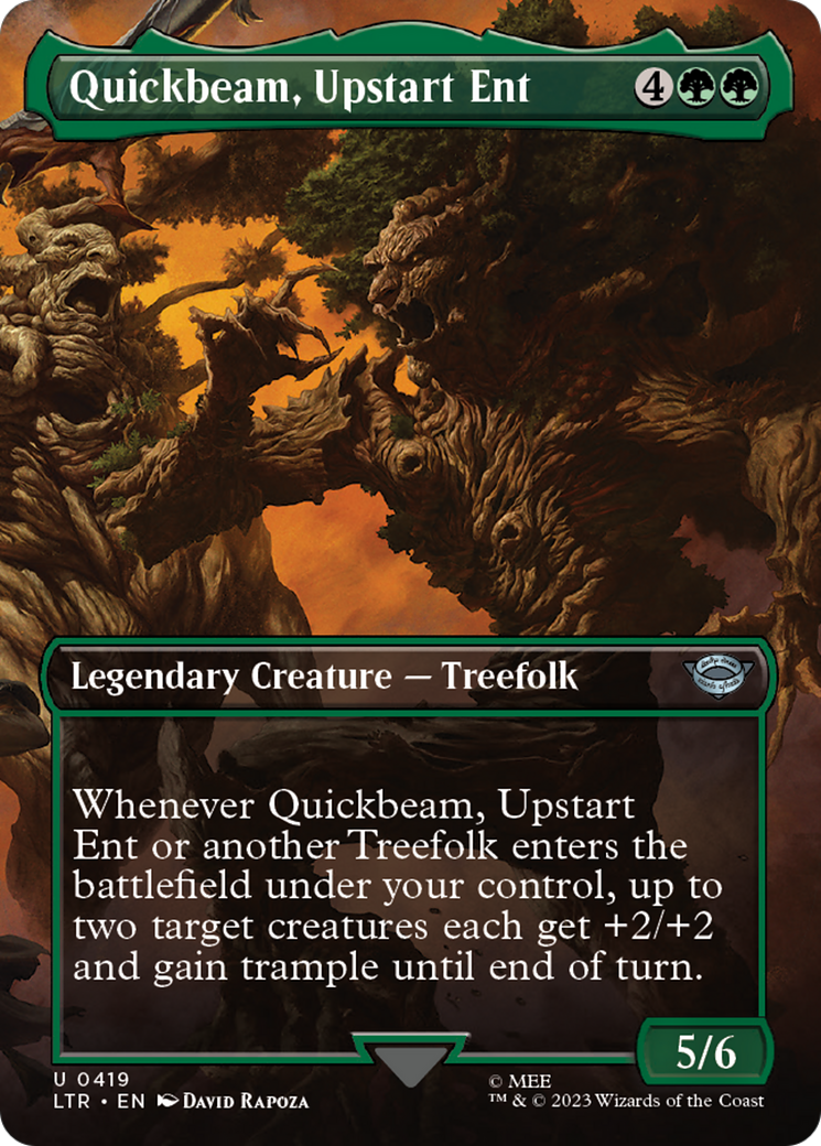 Quickbeam, Upstart Ent (Borderless) (LTR-419) - The Lord of the Rings: Tales of Middle-earth
