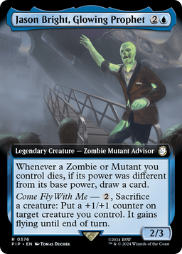 Jason Bright, Glowing Prophet (Extended Art) (PIP-376) - Fallout: (Extended Art) Foil