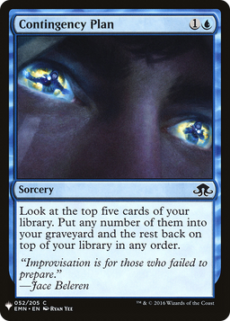 Contingency Plan (LIST-052) - The List