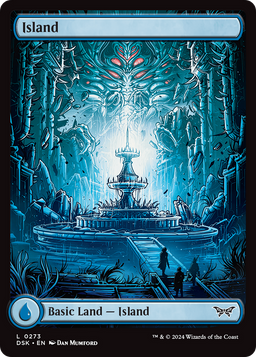 Island (273) - Full Art (DSK-273) - Duskmourn: House of Horror