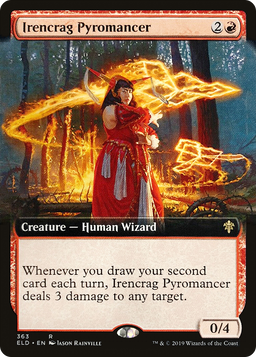 Irencrag Pyromancer (Extended Art) (ELD-363) - Throne of Eldraine: (Extended Art)