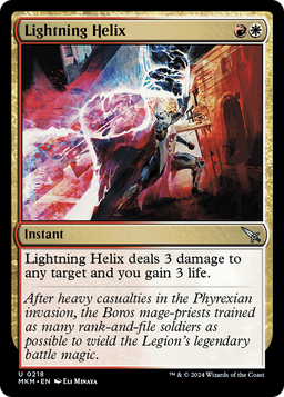 Lightning Helix (MKM-218) - Murders at Karlov Manor