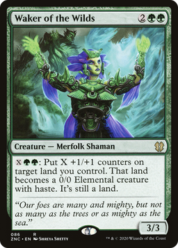 Waker of the Wilds (ZNC-086) - Zendikar Rising Commander