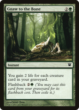 Gnaw to the Bone (ISD-183) - Innistrad Foil