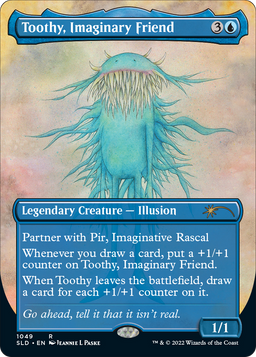 Toothy, Imaginary Friend (Borderless) (SLD-1049) - Secret Lair Drop Foil