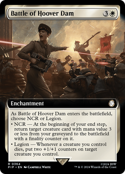 Battle of Hoover Dam (Extended Art) (PIP-364) - Fallout: (Extended Art) Foil