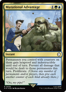 Mutational Advantage (Surge Foil) (PIP-639) - Fallout Foil
