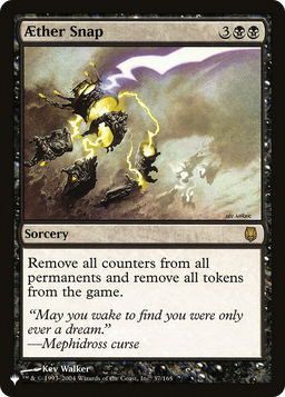 Aether Snap (LIST-37/165) - The List