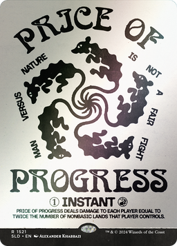 Price of Progress (Rainbow Foil) (SLD-1521) - Secret Lair Drop: (Showcase) (Borderless) Foil