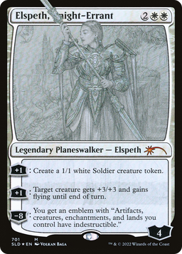 Elspeth, Knight-Errant (Sketch Showcase) (SLD-701) - Secret Lair Drop Foil