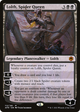 Lolth, Spider Queen (AFR-112) - Adventures in the Forgotten Realms