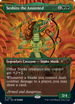 Seshiro the Anointed (SLD-1224) - Secret Lair Drop (Borderless) Foil