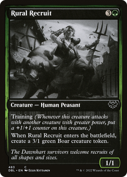 Rural Recruit (DBL-483) - Innistrad: Double Feature Foil