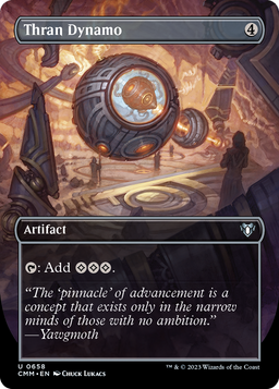 Thran Dynamo (Borderless) (CMM-658) - Commander Masters Foil