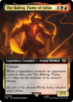 The Balrog, Flame of Udun (Extended Art) (LTR-395) - The Lord of the Rings: Tales of Middle-earth: (Extended Art)