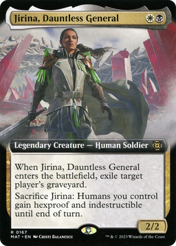 Jirina, Dauntless General (Extended Art) (MAT-167) - March of the Machine: The Aftermath: (Extended Art) Foil