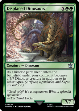 Displaced Dinosaurs (WHO-100) - Doctor Who